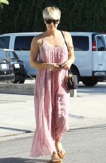 KALEY CUOCO Leaves Andy Lecompte Salon in West Hollywood