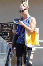 KALEY CUOCO Leaves Yoga Class in Sherman Oaks 2909