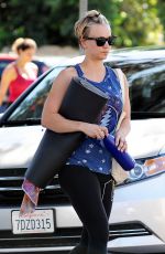 KALEY CUOCO Leaves Yoga Class in Sherman Oaks 2909