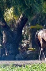 KALEY CUOCO Riding Her Horse in Simi Valley 0509