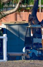 KALEY CUOCO Riding Her Horse in Simi Valley 0509