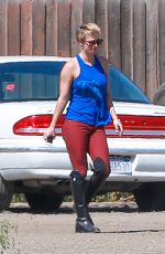 KALEY CUOCO Riding Her Horse in Simi Valley 0509