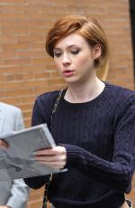 KAREN GILLAN Arrives at The View Studios in New York
