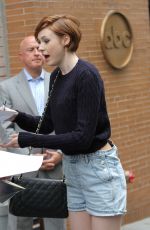 KAREN GILLAN Arrives at The View Studios in New York