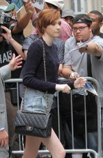 KAREN GILLAN Arrives at The View Studios in New York