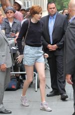 KAREN GILLAN Arrives at The View Studios in New York
