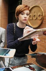 KAREN GILLAN Arrives at The View Studios in New York