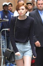 KAREN GILLAN Arrives at The View Studios in New York