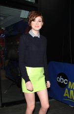 KAREN GILLAN at Good Morning America in New York