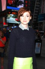KAREN GILLAN at Good Morning America in New York