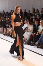 KARLIE KLOSS on the Runway of Mugler Fashion Show in Paris