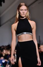 KARLIE KLOSS on the Runway of Mugler Fashion Show in Paris