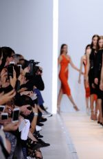 KARLIE KLOSS on the Runway of Mugler Fashion Show in Paris