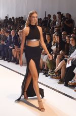 KARLIE KLOSS on the Runway of Mugler Fashion Show in Paris