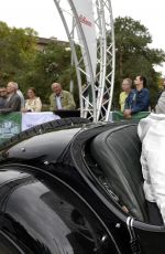 KATARINA WITT at Finish of Hamburg-Berlin Classic Rally