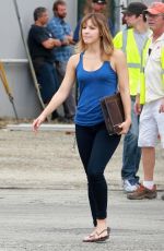 KATHARINE MCPHEE on the Set of  Scorpion in Los Angeles 0809