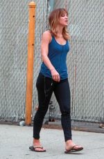 KATHARINE MCPHEE on the Set of  Scorpion in Los Angeles 0809