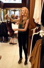 KATHERINE MCNAMARA Shopping at Aritzia in New York