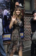 KATHERINE MCPHEE at The Late Show with David Letterman in New York