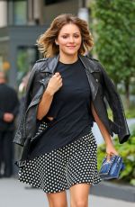 KATHERINE MCPHEE in Short Skirt Out in New York
