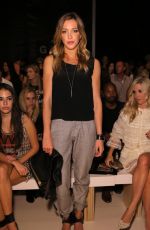 KATIE CASSIDY at Nicole Miller Fashion Show in New York