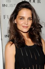 KATIE HOLMES at Dujour Magazine Fall Cover Party in New York
