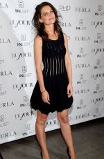 KATIE HOLMES at Dujour Magazine Fall Cover Party in New York