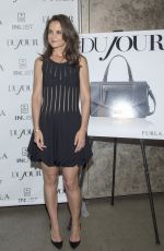 KATIE HOLMES at Dujour Magazine Fall Cover Party in New York