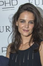 KATIE HOLMES at Dujour Magazine Fall Cover Party in New York
