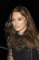 KEIRA KNIGHTLEY Arrives at Genetic X Liberty Ross Launch Event in London