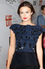 KEIRA KNIGHTLEY at Laggies Premiere in Toronto
