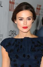 KEIRA KNIGHTLEY at Laggies Premiere in Toronto