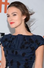KEIRA KNIGHTLEY at Laggies Premiere in Toronto