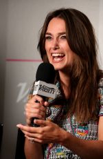 KEIRA KNIGHTLEY at Variety Studio in Toronto
