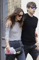KEIRA KNIGHTLEY Out Shopping in London