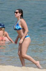 KELLY BROOK in Bikini at a Beach in Greece