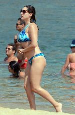 KELLY BROOK in Bikini at a Beach in Greece