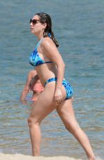 KELLY BROOK in Bikini at a Beach in Greece