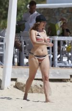 KELLY BROOK in Bikini at a Beach in Mykonos