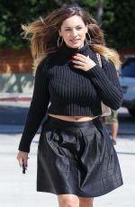 KELLY BROOK in Black Skirt Out in Los Angeles