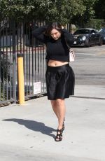 KELLY BROOK in Black Skirt Out in Los Angeles