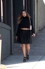 KELLY BROOK in Black Skirt Out in Los Angeles