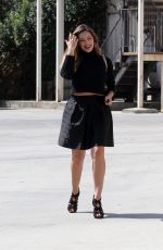 KELLY BROOK in Black Skirt Out in Los Angeles