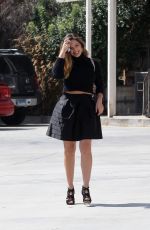 KELLY BROOK in Black Skirt Out in Los Angeles