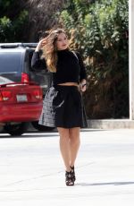 KELLY BROOK in Black Skirt Out in Los Angeles