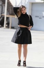 KELLY BROOK in Black Skirt Out in Los Angeles