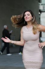 KELLY BROOK Leaves Her Hotel in London