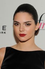 KENDALL JENNER at Fashion Media Awards in New York