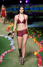 KENDALL JENNER on the Runway at Tommy Hilfiger Fashion Show in New York