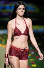 KENDALL JENNER on the Runway at Tommy Hilfiger Fashion Show in New York